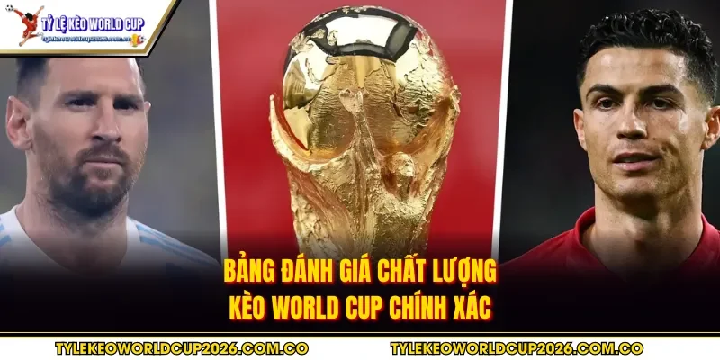 Bảng đánh giá chất lượng kèo World Cup chính xác