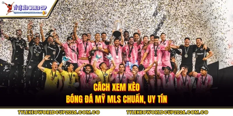 Cách xem kèo bóng đá Mỹ MLS chuẩn, uy tín