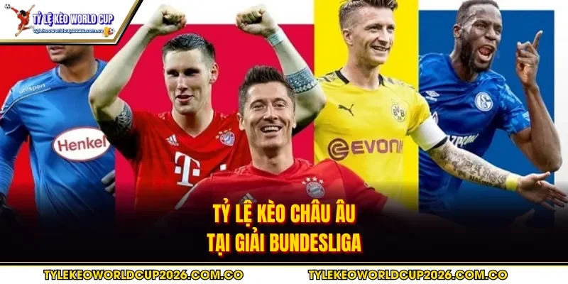 Tỷ lệ kèo châu Âu tại giải Bundesliga