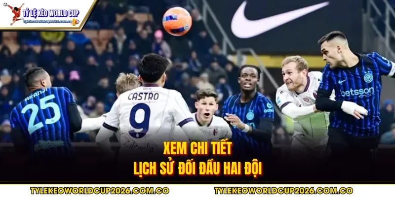 Xem chi tiết lịch sử đối đầu hai đội